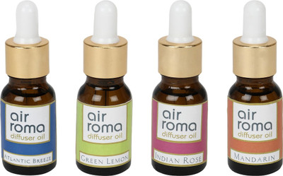 

Airroma Atlantic Breeze, Green Lemon, Indian Rose, Mandarin Aroma Oil(90 ml)