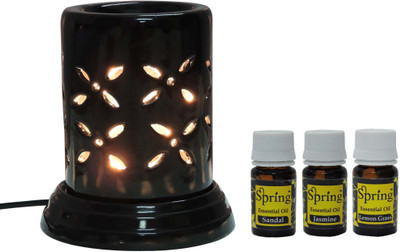 SPRING SANDAL, JASMINE, LEMON GRASS Aroma Oil, Diffuser Set(30 ml) at flipkart