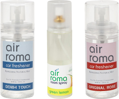 

Airroma Denim Touch, Green Lemon, Original Rose Spray(320 ml)
