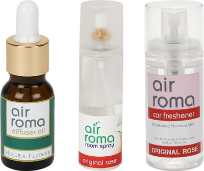 

Airroma Mogra Flower, Original Rose Car Freshener(275 ml)