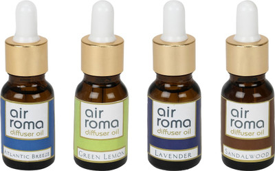 

Airroma Atlantic Breeze, Green Lemon, Lavender, Sandalwood Aroma Oil(90 ml)