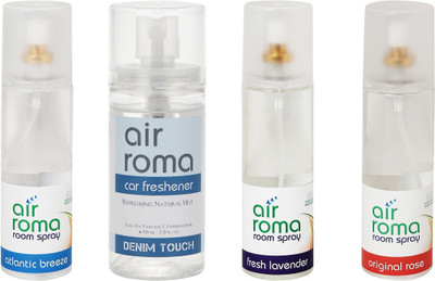 

Airroma Atlantic Breeze, Denim Touch, Fresh Lavender, Original Rose Spray(660 ml)