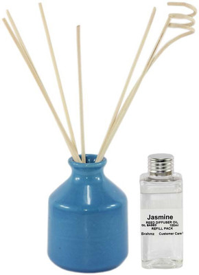 

Brahmz Jasmine Aroma Oil, Diffuser Set(100 ml)
