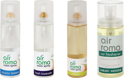 

Airroma Atlantic Breeze, Fresh Lavender, Jasmine, Magic Mogra Spray(660 ml)