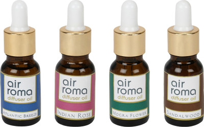

Airroma Atlantic Breeze, Indian Rose, Mogra Flower, Sandalwood Aroma Oil(90 ml)
