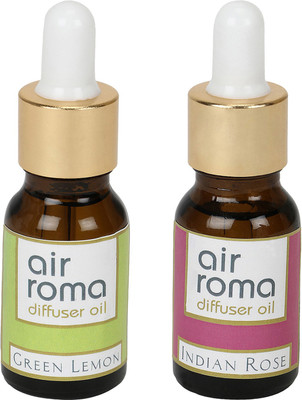

Airroma Green Lemon, Indian Rose Car Freshener(60 ml)