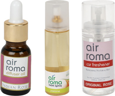 

Airroma Indian Rose, Jasmine, Original Rose Aroma Oil(275 ml)