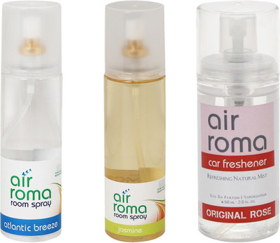 

Airroma Atlantic Breeze, Jasmine, Original Rose Spray(460 ml)