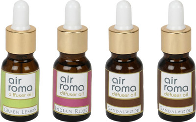 

Airroma Green Lemon, Indian Rose, Sandalwood Car Freshener(90 ml)