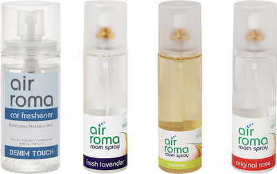 

Airroma Denim Touch, Fresh Lavender, Jasmine, Original Rose Spray(660 ml)