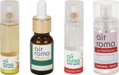 

Airroma Jasmine, Mogra Flower, Original Rose Aroma Oil, Spray(490 ml)