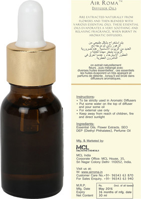 

Airroma Indian Rose, Sweet Sandal Aroma Oil, Spray(230 ml)