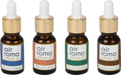 

Airroma Atlantic Breeze, Mandarin, Mogra Flower, Sandalwood Car Freshener(90 ml)