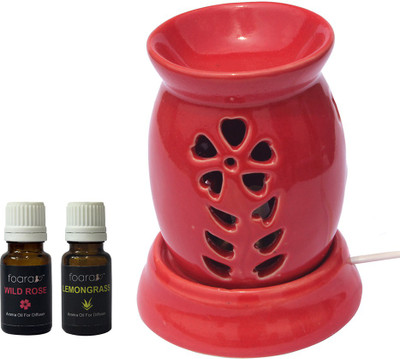 

Foara Fresh, Floral Aroma Oil, Diffuser Set(10 ml)