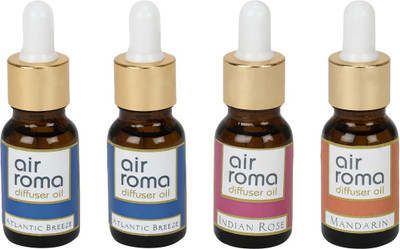 

Airroma Atlantic Breeze, Indian Rose, Mandarin Aroma Oil, Spray(90 ml)