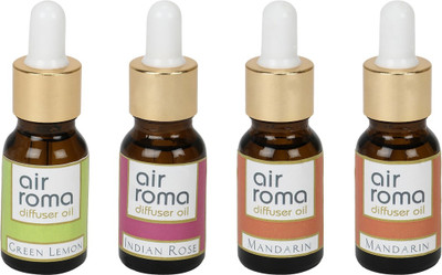

Airroma Green Lemon, Indian Rose, Mandarin Aroma Oil(90 ml)