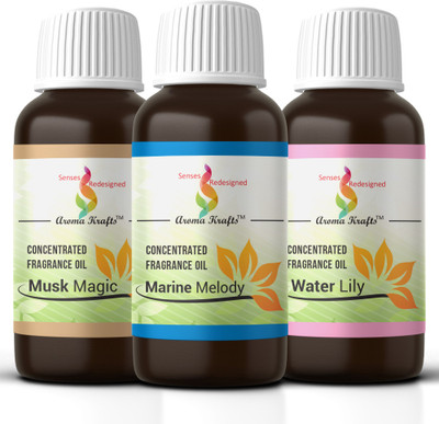 

Aroma Krafts Musk, Lily, Marine Aroma Oil(45 g)