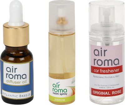 

Airroma Atlantic Breeze, Jasmine, Original Rose Aroma Oil, Spray(275 ml)