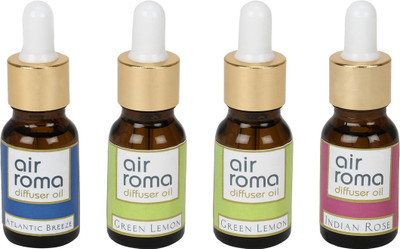 

Airroma Atlantic Breeze, Green Lemon, Indian Rose Aroma Oil(90 ml)