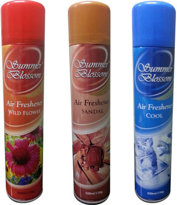 

Summerblossom Combos of 1 Wildflower, 1 Sandal & 1 Cool Diffuser(960 ml)