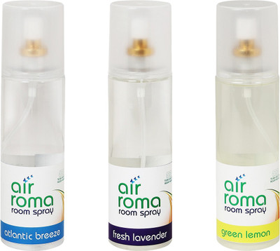

Airroma Atlantic Breeze, Fresh Lavender, Green Lemon Spray(600 ml)
