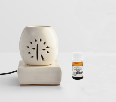

Brahmz Rose Aroma Oil, Diffuser Set(10 g)