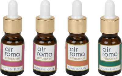 

Airroma Indian Rose, Mandarin, Mogra Flower Aroma Oil(90 ml)