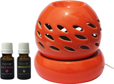 

Foara Fresh, Floral Aroma Oil, Diffuser Set(10 ml)