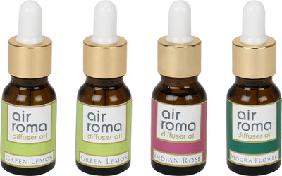 

Airroma Green Lemon, Indian Rose, Mogra Flower Aroma Oil(90 ml)