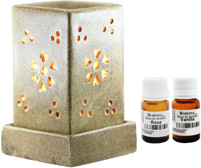 

Brahmz Rose / Vanilla Aroma Oil, Diffuser Set(20 g)