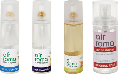 

Airroma Atlantic Breeze, Fresh Lavender, Jasmine, Original Rose Spray(660 ml)