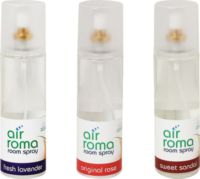 

Airroma Fresh Lavender, Original Rose, Sweet Sandal Spray(600 ml)