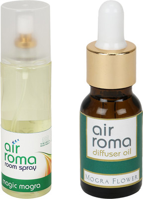 

Airroma Magic Mogra, Mogra Flower Aroma Oil, Spray(215 ml)