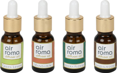 

Airroma Green Lemon, Mandarin, Mogra Flower, Sandalwood Car Freshener(90 ml)