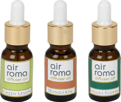

Airroma Green Lemon, Mandarin, Mogra Flower Car Freshener(90 ml)