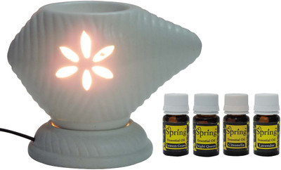 

SPRING LEMON GRASS, NIGHT QUEEN, CITRONELLA, LAVENDER Aroma Oil, Diffuser Set(40 ml)
