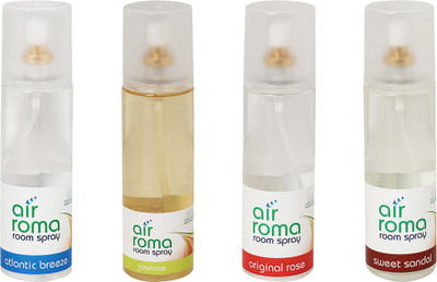 

Airroma Atlantic Breeze, Jasmine, Original Rose, Sweet Sandal Spray(800 ml)