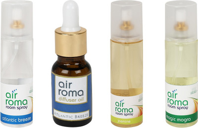 

Airroma Atlantic Breeze, Jasmine, Magic Mogra Car Freshener(630 ml)