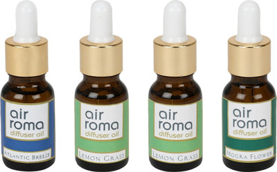 

Airroma Atlantic Breeze, Lemon Grass, Mogra Flower Aroma Oil(90 ml)