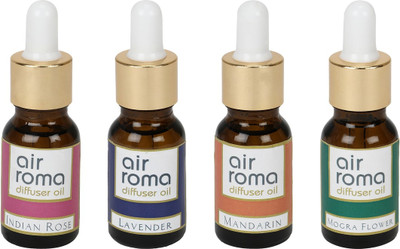 

Airroma Indian Rose, Lavender, Mandarin, Mogra Flower Car Freshener(90 ml)