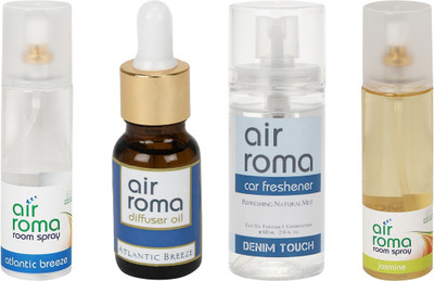 

Airroma Atlantic Breeze, Denim Touch, Jasmine Car Freshener(490 ml)