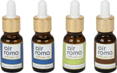 

Airroma Atlantic Breeze, Green Lemon, Sandalwood Aroma Oil, Spray(90 ml)