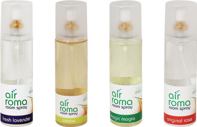 

Airroma Fresh Lavender, Jasmine, Magic Mogra, Original Rose Spray(800 ml)