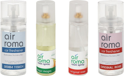

Airroma Denim Touch, Magic Mogra, Original Rose Car Freshener(520 ml)