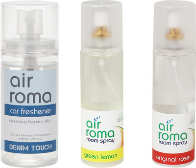 

Airroma Denim Touch, Green Lemon, Original Rose Spray(460 ml)