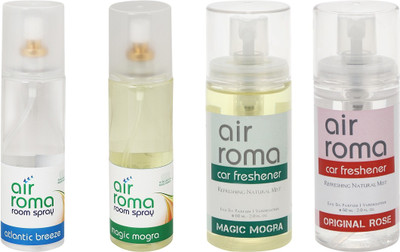 

Airroma Atlantic Breeze, Magic Mogra, Original Rose Spray(520 ml)