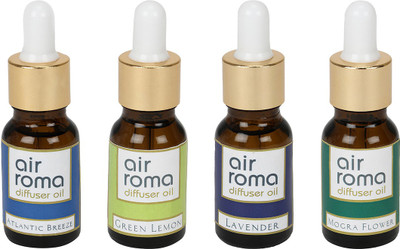 

Airroma Atlantic Breeze, Green Lemon, Lavender, Mogra Flower Car Freshener(120 ml)