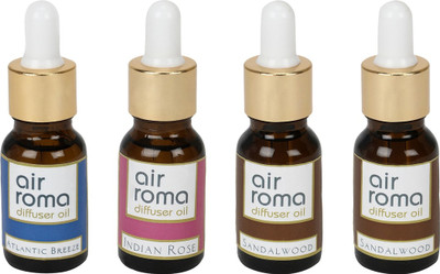 

Airroma Atlantic Breeze, Indian Rose, Sandalwood Car Freshener(90 ml)