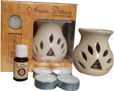 75% OFF on Deve Herbes Lemongrass Oil Diffuser Set