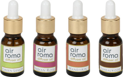 

Airroma Green Lemon, Indian Rose, Mandarin, Sandalwood Aroma Oil, Spray(60 ml)